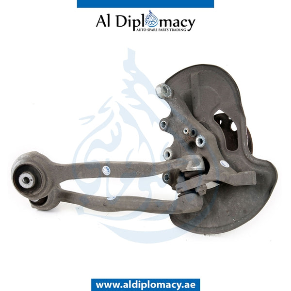 Front Left STEERING Knuckle, COMPLETE for Mercedes-Benz C Class C209 (2002-2010) models, Part Number UN-2043320101-CO